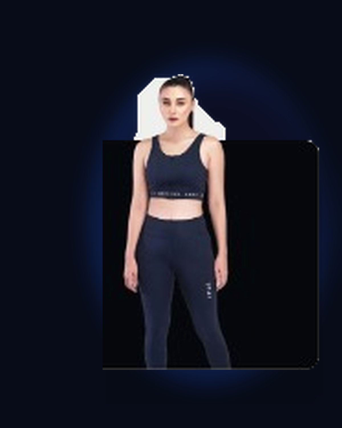 Model wearing the new collection